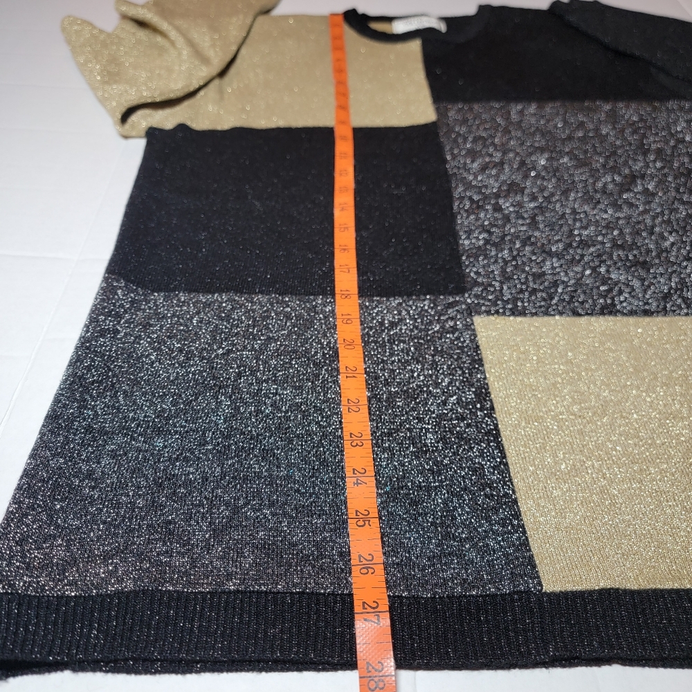 Vintage Regency Collection For Joyce Colorblock Sweater Size‎ Large - Picture 5 of 6